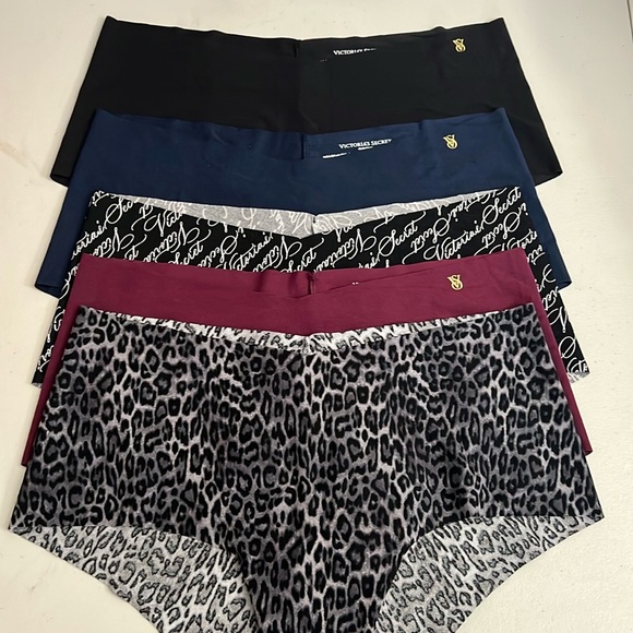 Victoria’s Secret 5 Pack No-Show Cheeky Panties - Picture 1 of 1